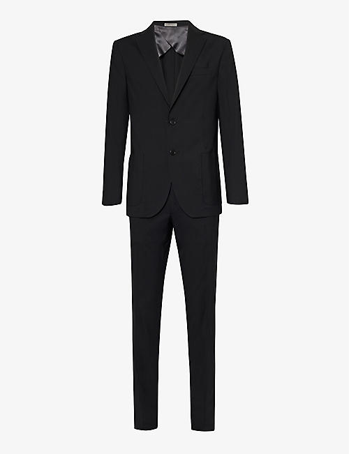 CORNELIANI: Welt-pocket notched-lapel regular-fit wool suit