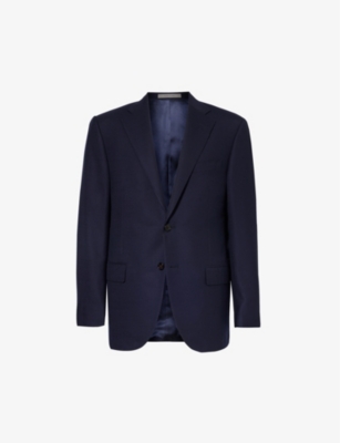 Corneliani Hopsack Virgin Wool Blazer