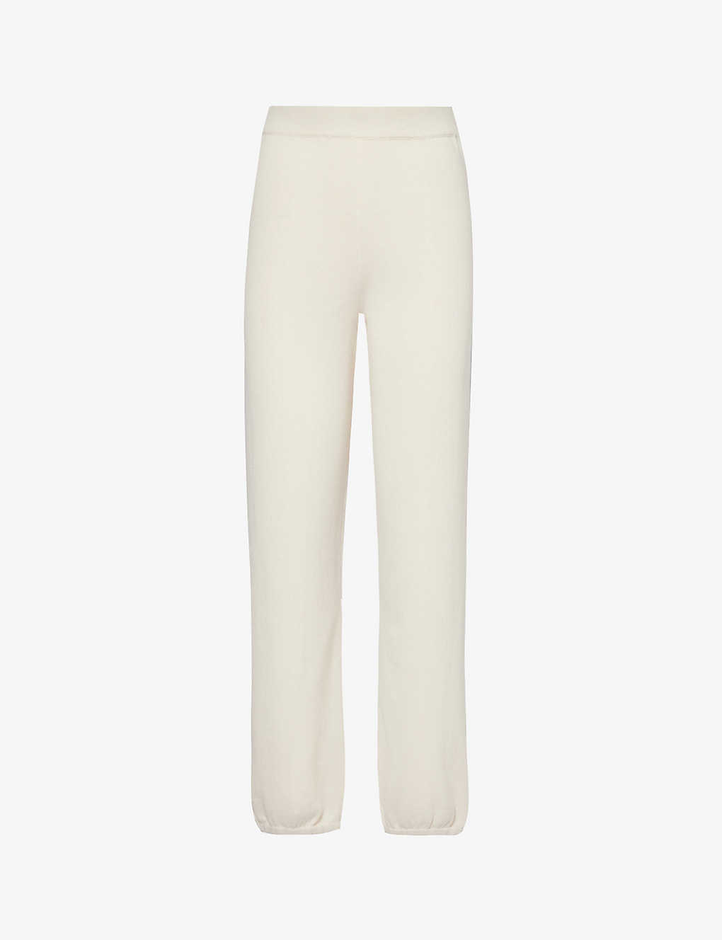 Simkhai Womens Ivory Relaxed-fit Cotton And Cashmere-blend Trousers