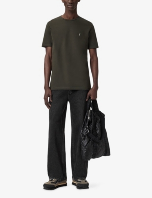 ALLSAINTS: Brace logo-embroidered pack of three cotton-jersey T-shirts
