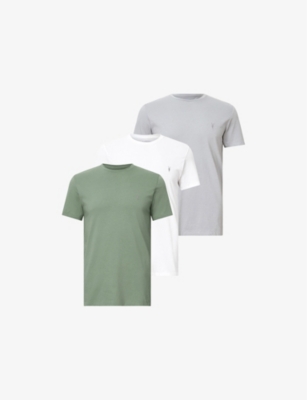 ALLSAINTS: Tonic Crew-Neck Short-Sleeve Cotton T-shirt Pack of Three