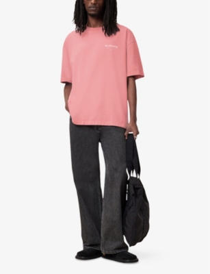 Allsaints Organic Cotton Underground T-shirt In Amara Pink