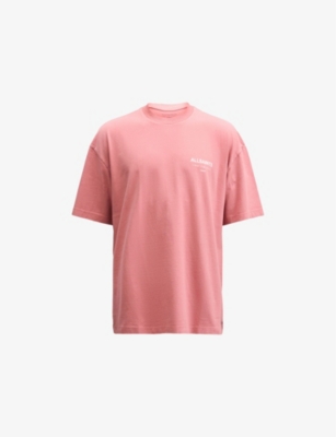 Allsaints Organic Cotton Underground T-shirt In Amara Pink