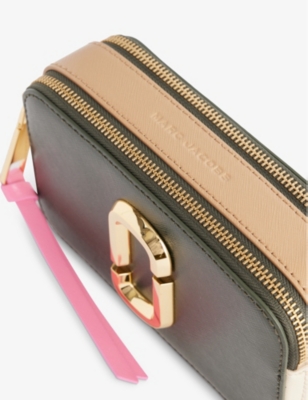 Shop Marc Jacobs Women's Forest Multi The Leather Snapshot Bag
