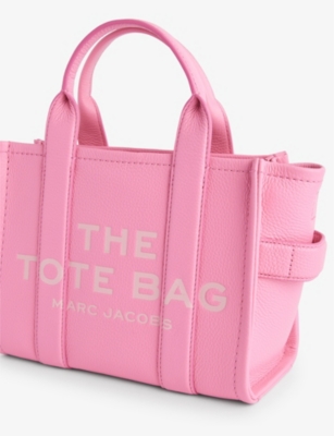 Marc Jacobs The Leather Small Tote Bag In Petal Pink