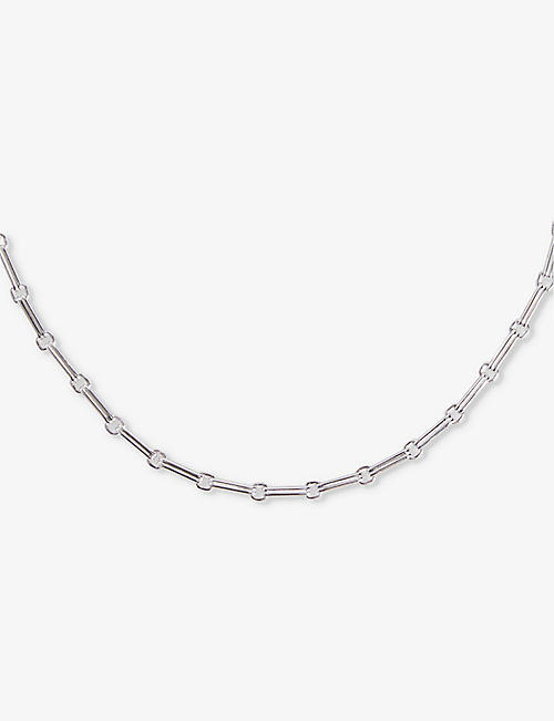 MIANSAI: Jax rhodium-plated sterling-silver necklace