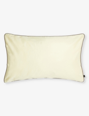 HAY: Outline contrast-trim organic-cotton pillowcase 75cm x 50cm