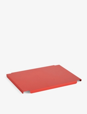 Hay Red Colour Medium Steel Crate Lid 34cm X 26cm