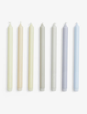 Hay Neutrals Gradient Wax Candles Pack Of Seven