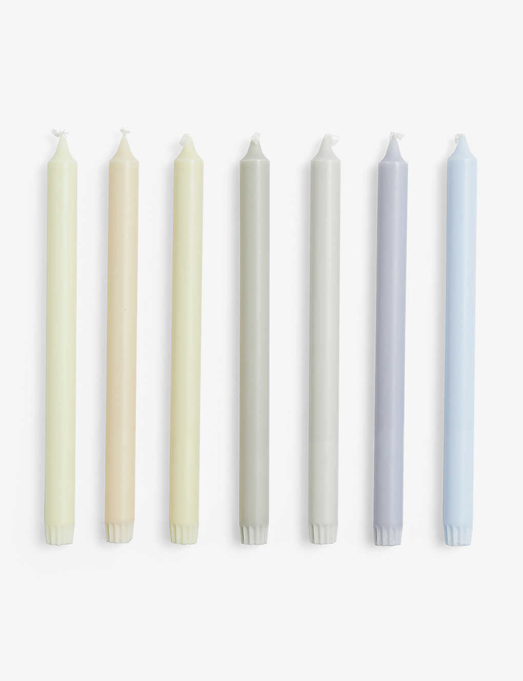 Hay Neutrals Gradient Wax Candles Pack Of Seven