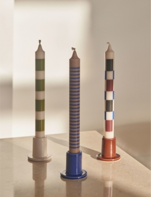 HAY: Tube earthenware candle holder 5cm