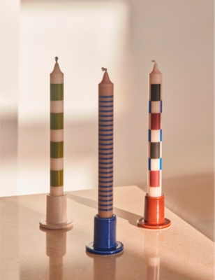 HAY: Tube earthenware candle holder 5cm