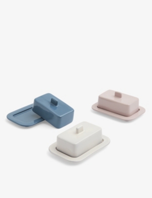 Hay Natural Barro Terracotta Butter Dish Set Of Two 7.5cm In Natural