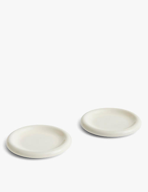 HAY: Barro round terracotta plates set of two