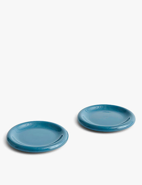 HAY: Barro round terracotta plates set of two