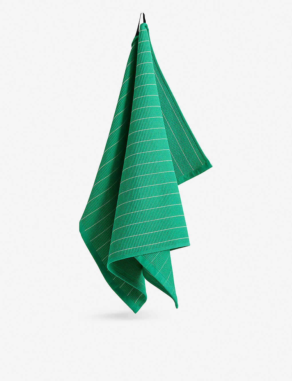 Hay Emerald Pinstripe Canteen Striped Cotton Tea Towel