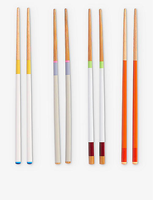 HAY: Scholten & Baijings bamboo and beechwood chopsticks set of four
