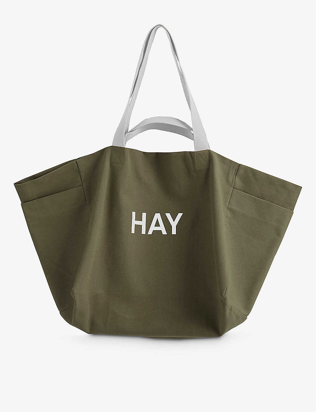 Hay Womens Olive Weekend Bag No 2 Organic-cotton Toe Bag
