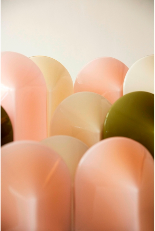 Parade tinted glass table lamp 32cm