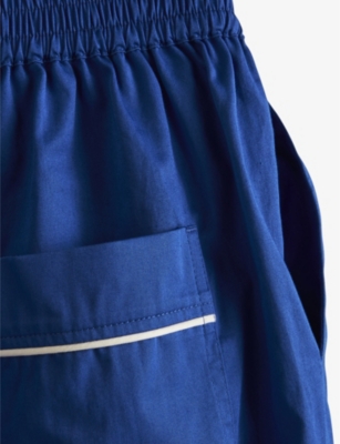 HAY: Outline Contrast-Trim Cotton Pyjama Trousers