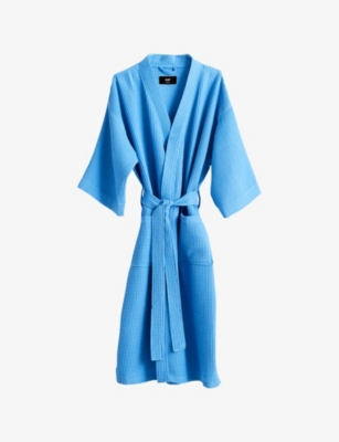 HAY - Waffle-texture cotton-blend bathrobe | Selfridges.com