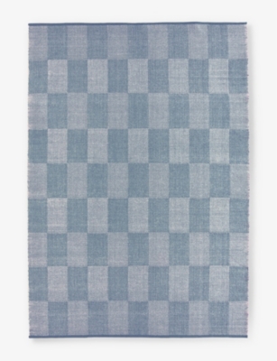 HAY - Check-pattern wool rug 170cm x 240cm | Selfridges.com