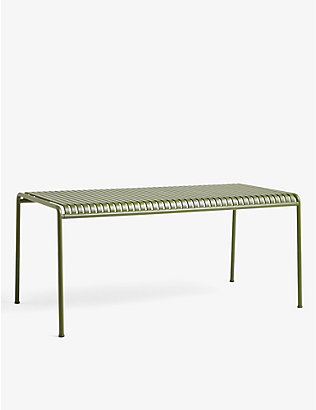 HAY: Palissade powder-coated galvanised-steel table