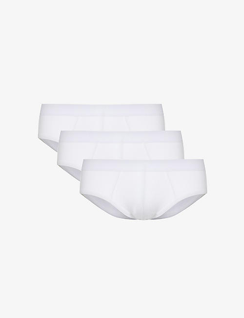 Pack of three stretch jersey boxers