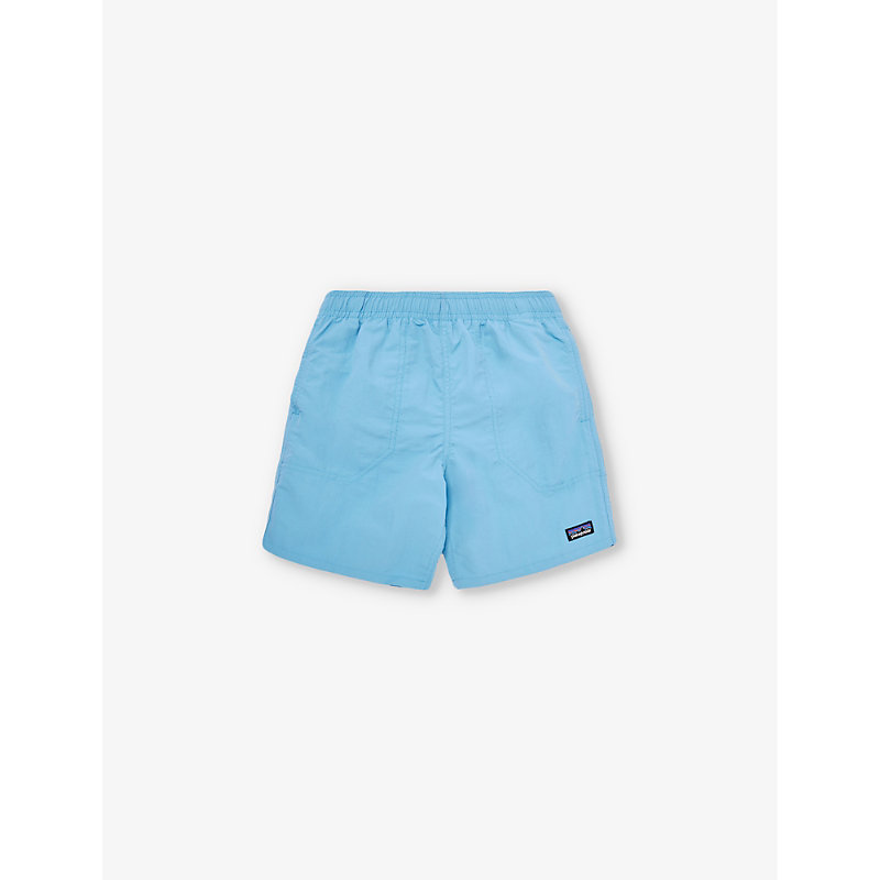 Shop Patagonia Boys Lago Blue Kids Baggies Brand-patch Recycled-nylon Shorts 5-18 Years