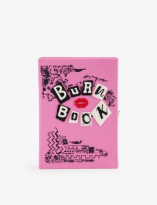 Olympia Le-tan Mean Girls The Burn Book Clutch Bag In Latim Pink