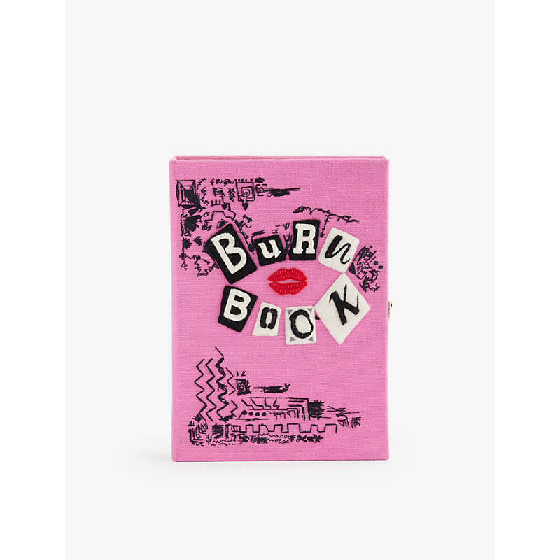 Olympia Le-tan Mean Girls The Burn Book Clutch Bag In Latim Pink