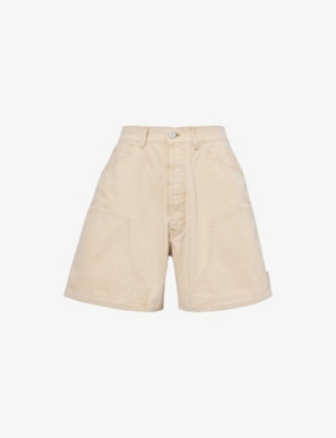 B1 ARCHIVE: Carpenter wide-leg cotton shorts