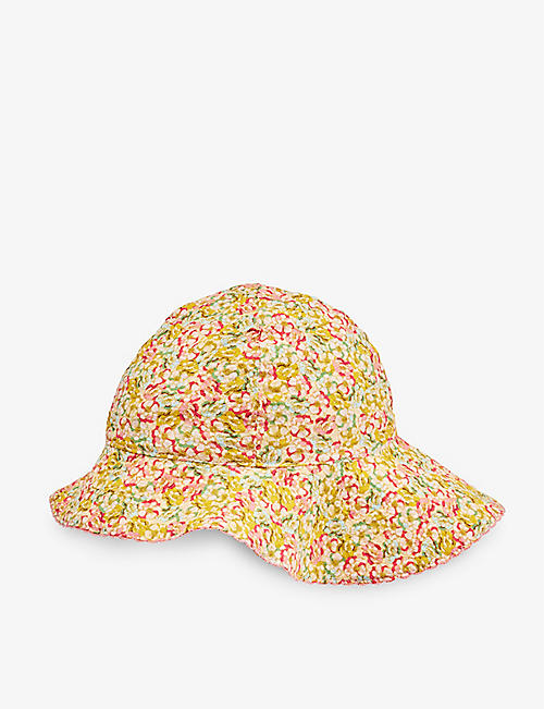 KONGES SLOJD: Elin graphic-print stretch-organic cotton hat 3 months - 4 years