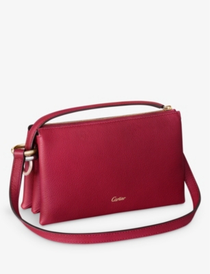 CARTIER: Trinity mini leather shoulder bag