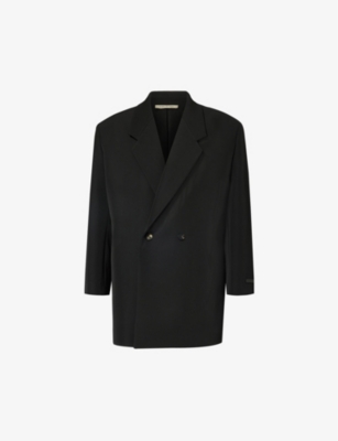 FEAR OF GOD: California notched-lapel oversized wool and cotton-blend jacket