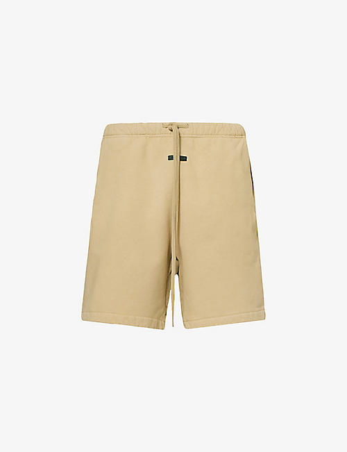 FEAR OF GOD: Brand-patch relaxed-fit cotton-jersey shorts