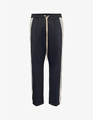FEAR OF GOD: Contrast-panel relaxed-fit woven jogging bottoms