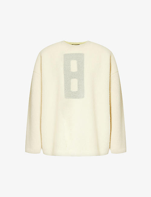 FEAR OF GOD: Graphic-intarsia relaxed-fit wool-blend jumper