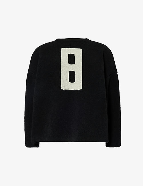 FEAR OF GOD: Graphic-intarsia relaxed-fit wool-blend jumper