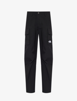 The North Face Mens Black Anticline Brand-embroidered Cotton-blend Cargo Trousers