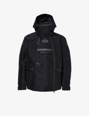 Shop The North Face Men's Black Steep Tech Funnel-neck Shell Jacket