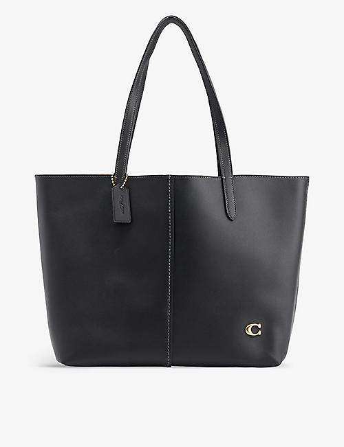 COACH: Nomad branded-plaque leather tote bag