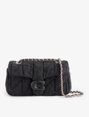 COACH: Tabby 20 denim shoulder bag