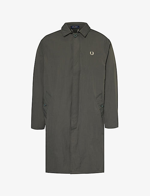 FRED PERRY: Relaxed-fit brand-embroidered recycled-polyamide jacket