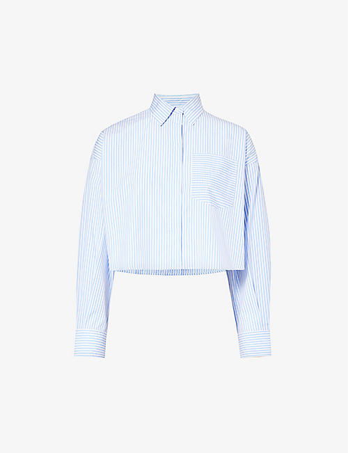 RAG & BONE: Beatrice patch-pocket regular-fit cotton shirt