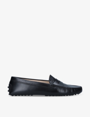 TOD'S MOCASSINO GOMMINI LEATHER DRIVING SHOES