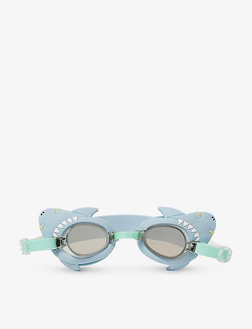 SUNNYLIFE: Kids' Salty the Shark rubber swimming goggles