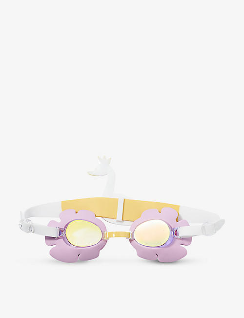 SUNNYLIFE: Kids' Princess Swan rubber swimming goggles