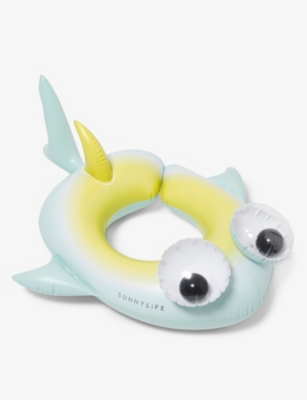 SUNNYLIFE: Salty the Shark PVC inflatable pool ring 69cm
