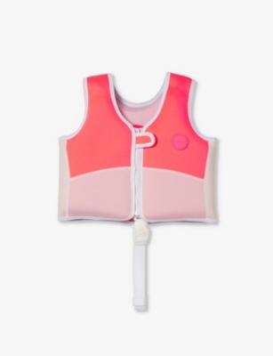 SUNNYLIFE: Melody the Mermaid colour-block swim vest 2-3 years